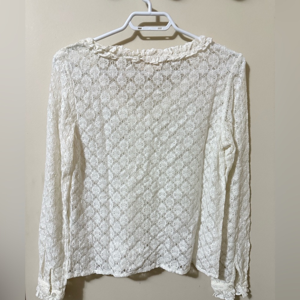 Sezane lace Leonora Blouse - Picture 2 of 10